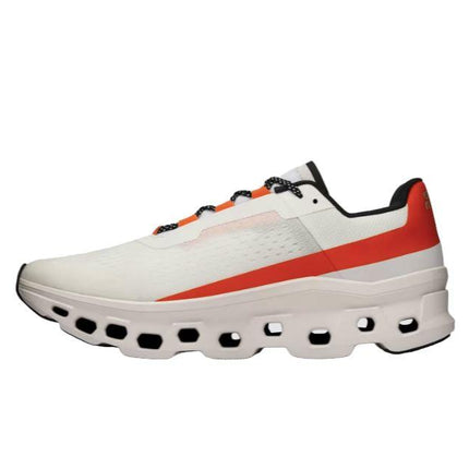 Scarpe Cloudmonster Uomo Undyed White/Flame