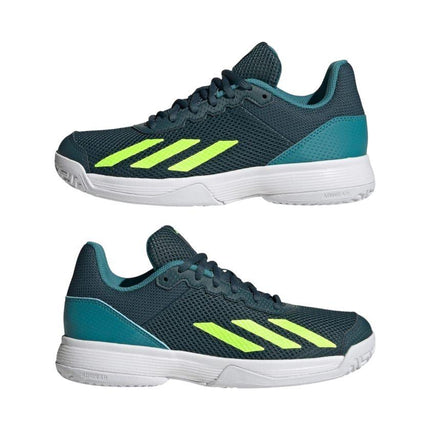 Scarpe Courtflash Junior Arctic Night/Lucid Lemon/Arctic Fusion