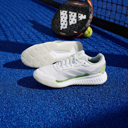 Scarpe da Padel Courtquick Donna Cloud White/Silver Metallic/Lucid Lemon