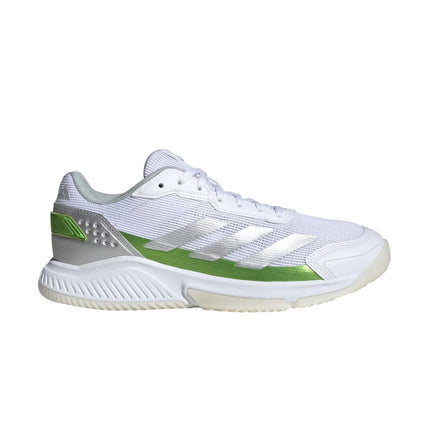 Scarpe da Padel Courtquick Donna Cloud White/Silver Metallic/Lucid Lemon