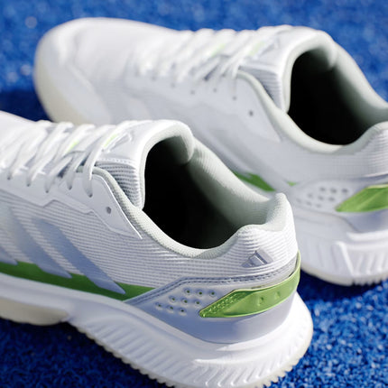 Scarpe da Padel Courtquick Donna Cloud White/Silver Metallic/Lucid Lemon