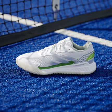 Scarpe da Padel Courtquick Donna Cloud White/Silver Metallic/Lucid Lemon