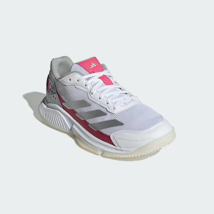 Scarpe da Padel Courtquick Donna Cloud White/Silver Metallic/Lucid Pink