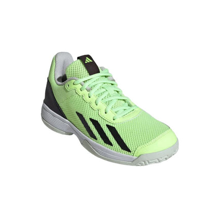 Scarpe da Tennis Courtflash Junior Green Spark/Aurora Black/Lucid Lemon