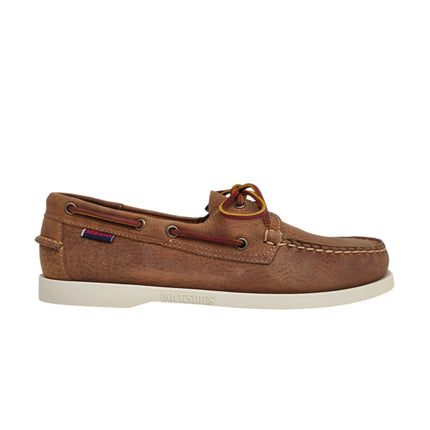 Scarpe Docksides Portland Uomo Brown Meerkat