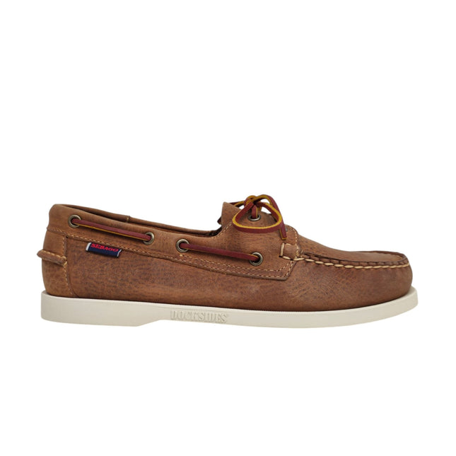 Scarpe Docksides Portland Uomo Brown Meerkat