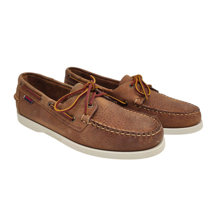 Scarpe Docksides Portland Uomo Brown Meerkat