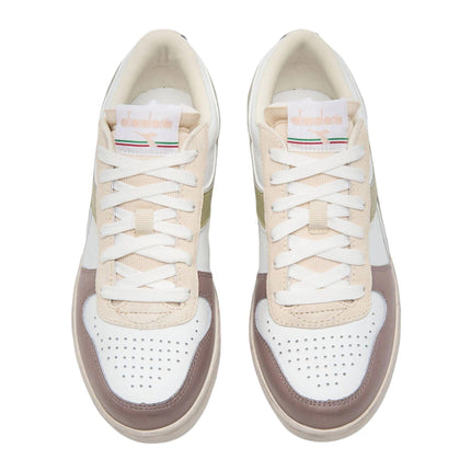 Scarpe Game L Low Waxed White/Fogliage