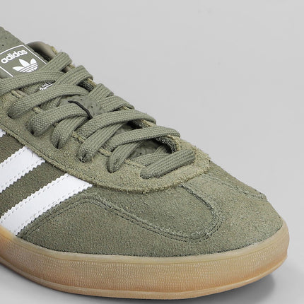 Scarpe Gazelle Indoor Olive/Footwear White/Goold Meet