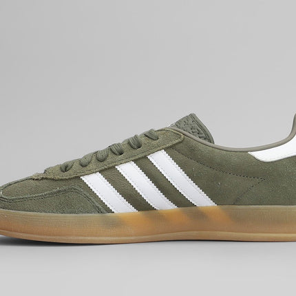 Scarpe Gazelle Indoor Olive/Footwear White/Goold Meet