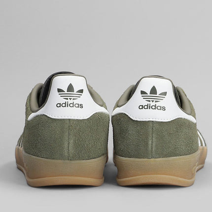 Scarpe Gazelle Indoor Olive/Footwear White/Goold Meet