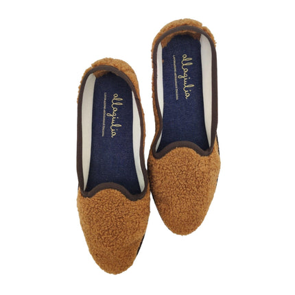 Scarpe Pantelleria Sherpa Donna Cognac