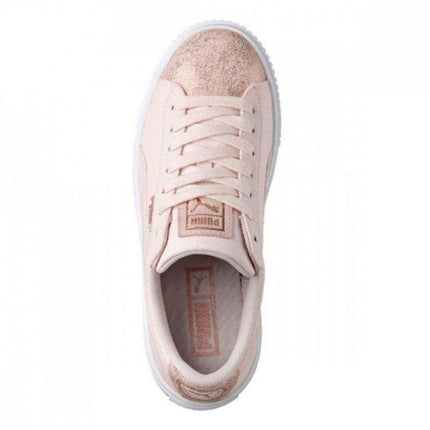 Scarpe Platform Canvas Donna Pearl/Rose Gold