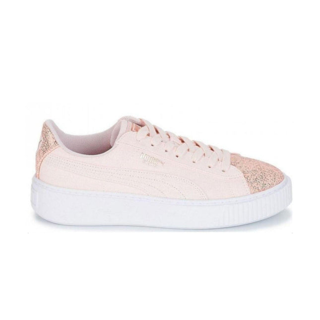 Scarpe Platform Canvas Donna Pearl/Rose Gold