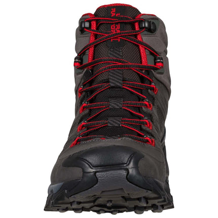 Scarpe Ultra Raptor II Mid Leather GTX Uomo Carbon/Tango Red