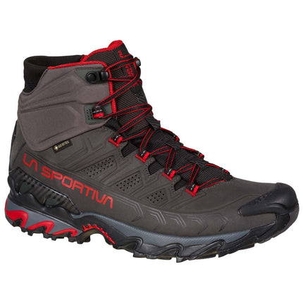 Scarpe Ultra Raptor II Mid Leather GTX Uomo Carbon/Tango Red