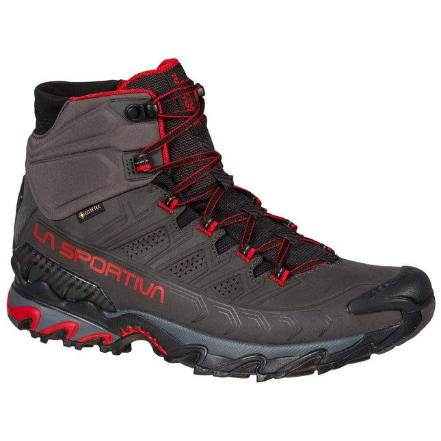 Scarpe Ultra Raptor II Mid Leather GTX Uomo Carbon/Tango Red