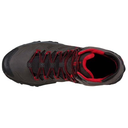 Scarpe Ultra Raptor II Mid Leather GTX Uomo Carbon/Tango Red