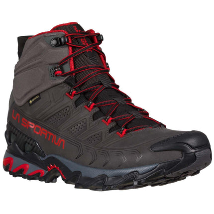 Scarpe Ultra Raptor II Mid Leather GTX Uomo Carbon/Tango Red