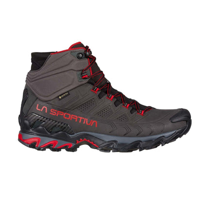 Scarpe Ultra Raptor II Mid Leather GTX Uomo Carbon/Tango Red
