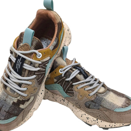 Scarpe Yamano 3 Woolen Donna Taupe/Milk/Mustard