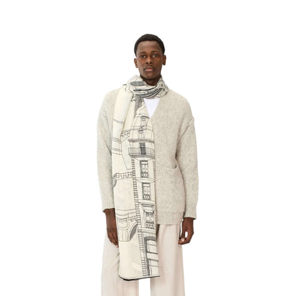 Sciarpa Paris Bianco