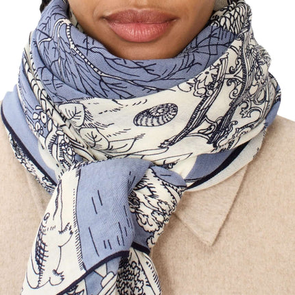 Sciarpa Quatre Saisons Blu