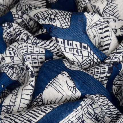 Sciarpa Turgot Blu Scuro