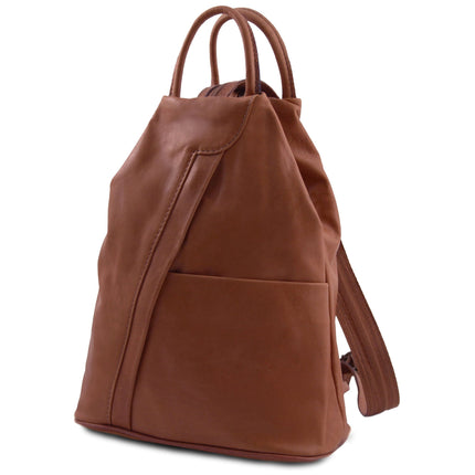 Shanghai - Italian leather backpack - full - grain leather | TL140963