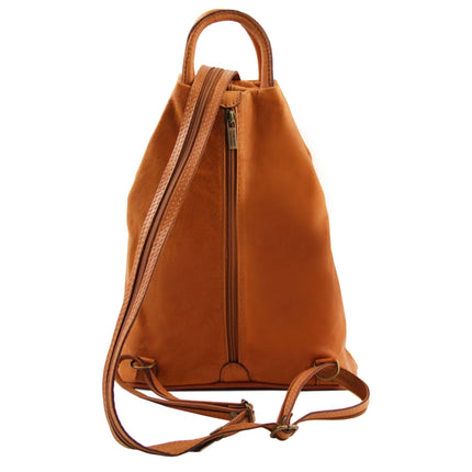 Shanghai - Italian leather backpack - full - grain leather | TL140963