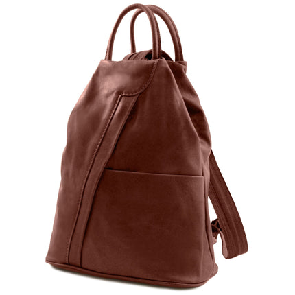 Shanghai - Italian leather backpack - full - grain leather | TL140963
