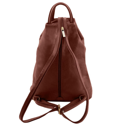 Shanghai - Italian leather backpack - full - grain leather | TL140963