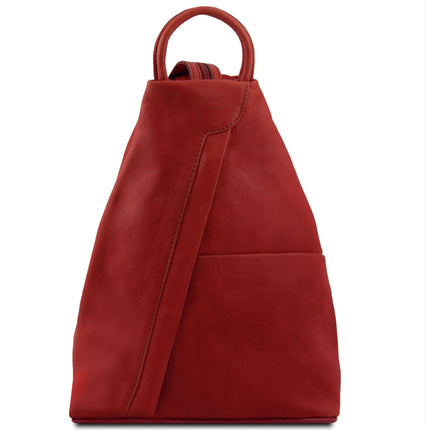 Shanghai - Italian leather backpack - full - grain leather | TL140963