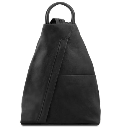 Shanghai - Italian leather backpack - full - grain leather | TL140963
