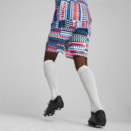 Shorts Pantaloncini Calcio Puma Fanwear Capsule Jersey Blu Red 2024