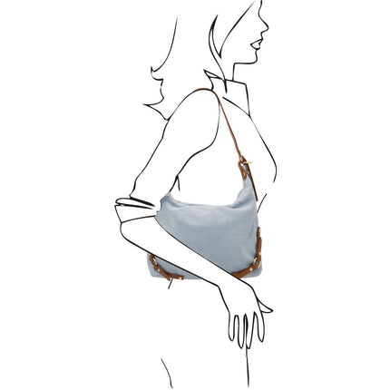 Sierra - Suede Hobo Bag | TL142419