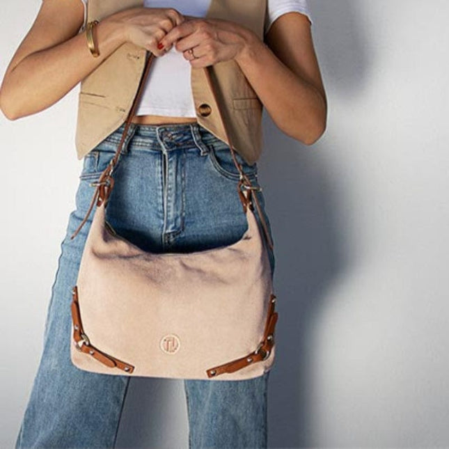 Sierra - Suede Hobo Bag | TL142419