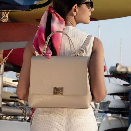 Silene - Leather 3 - in - 1 convertible backpack / shoulder bag / handbag | TL142152