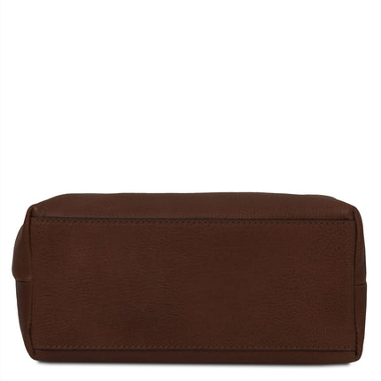 Smarty - Matte leather toiletry bag - Large size | TL141219