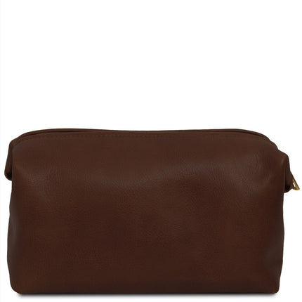 Smarty - Matte leather toiletry bag - Large size | TL141219