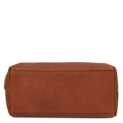 Smarty - Matte leather toiletry bag - Large size | TL141219