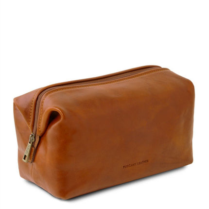 Smarty - Matte leather toiletry bag - Large size | TL141219