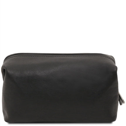 Smarty - Matte leather toiletry bag - Large size | TL141219