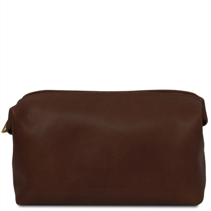 Smarty - Matte leather toiletry bag - Large size | TL141219