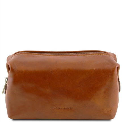 Smarty - Matte leather toiletry bag - Large size | TL141219