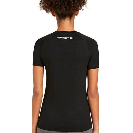 T-shirt Ali Donna Nera