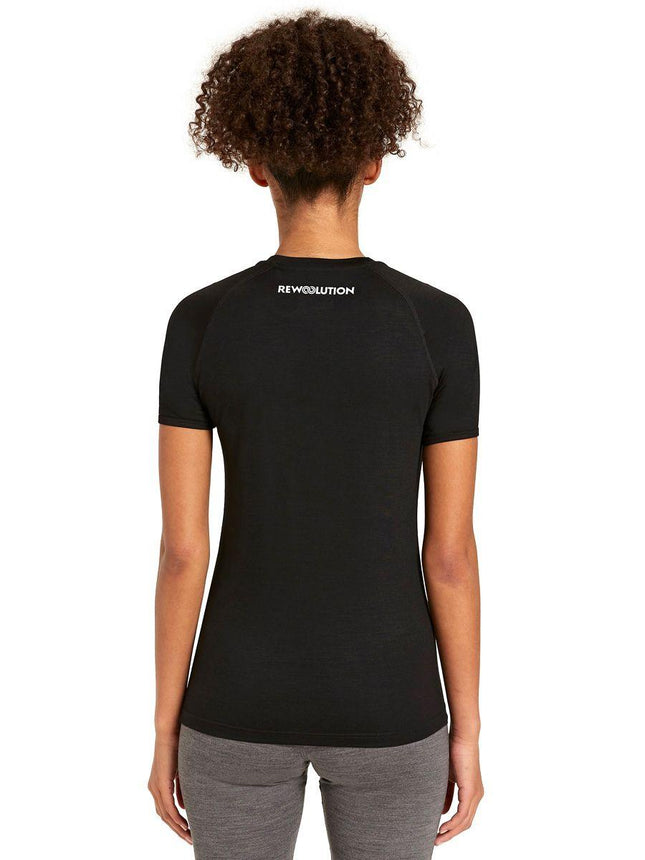 T-shirt Ali Donna Nera