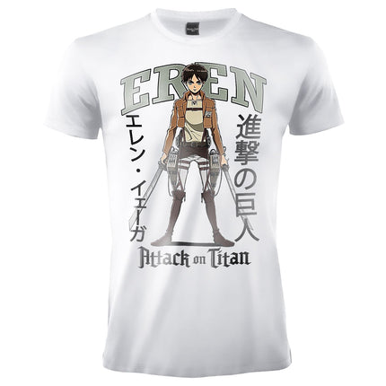 T-Shirt Attack on Titan - Eren XL bianca