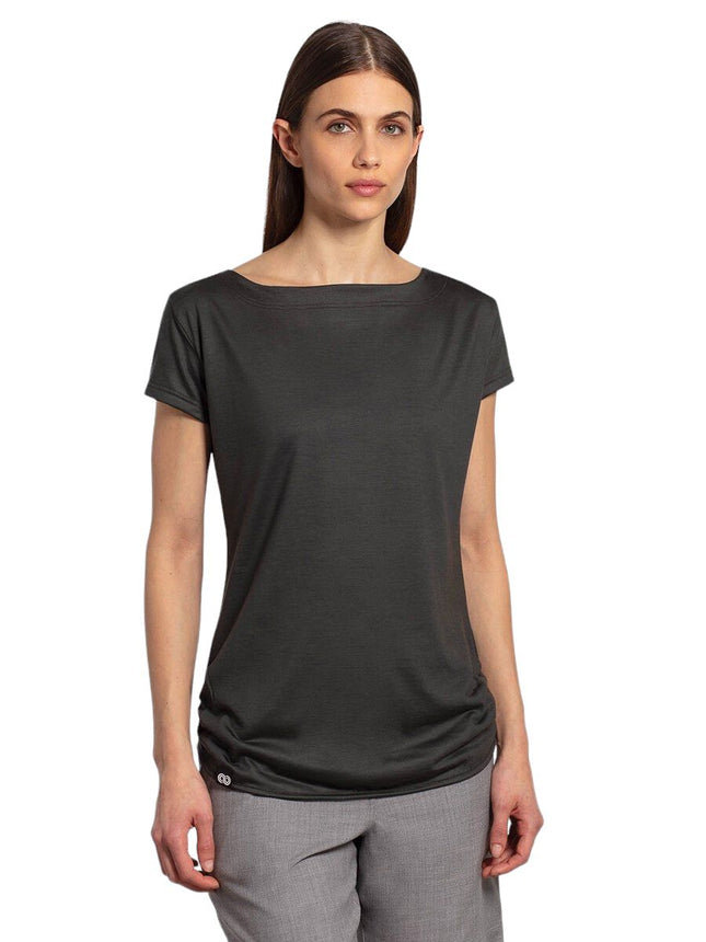 T-shirt Ava Merino 140 Donna Dark Green