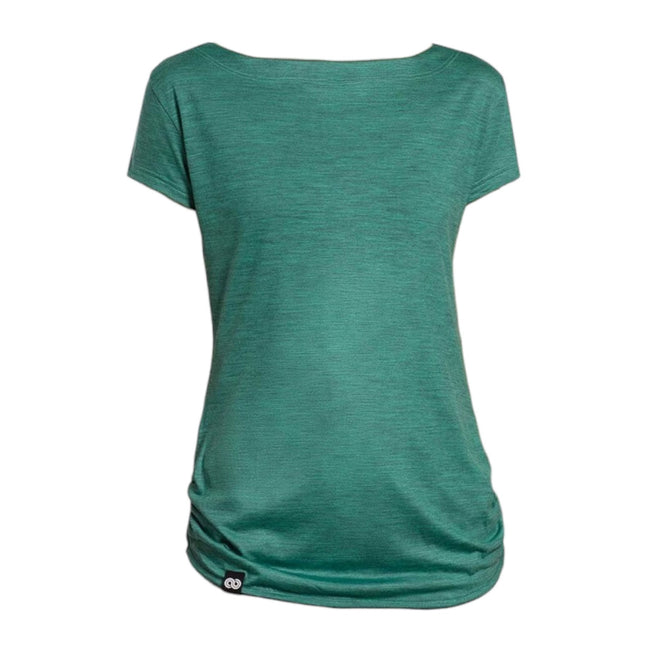 T-shirt Ava Merino 140 Donna Island Green